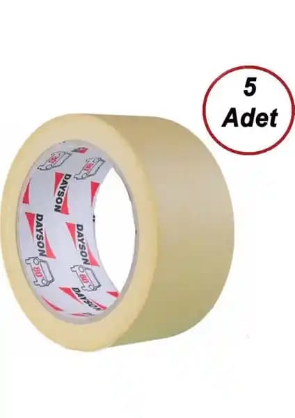 Dayson 5 Adet Maskeleme Bandı Boya ve Dekorasyon İşleri İçin Uygun Çözüm