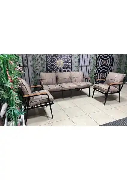 Dekoroom'un 3+1+1 Zen Bahçe Takımı: Dayanıklı ve Estetik Açık Hava Mobilyası Çözümü