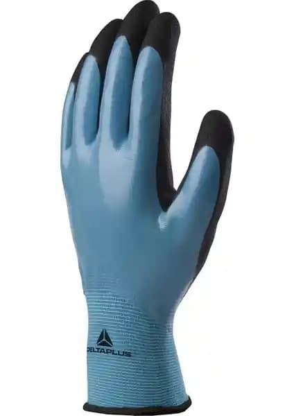Delta Plus Wet & Dry VV636BL Su Geçirmez Nitril İş Eldivenleri Profesyonel Kullanım İçin