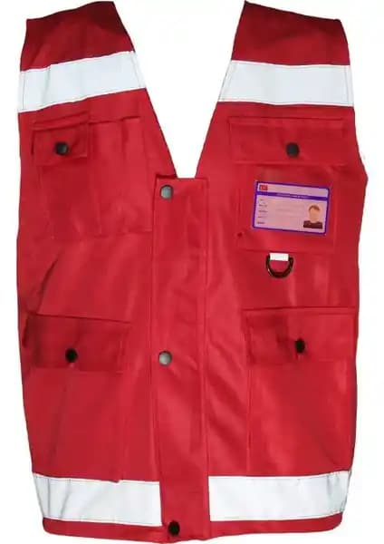 Denge Ssm Harman Kumaş Mühendis Tipi İkaz Yeleği Güvenlik ve Fonksiyonellik Sağlar