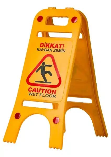 Diseno Dışeno Kaygan Zemin Uyarı Levhası Güvenlik İçin Pratik ve Dayanıklı Çözüm