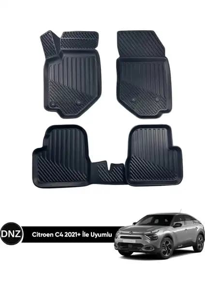Dnz Citroen C4 x 3D Havuzlu Paspas: Dayanıklı ve Koruyucu Araç İç Paspasları