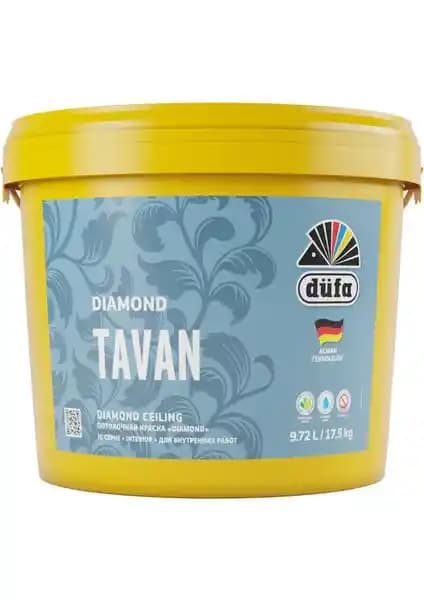 Düfa Diamond Mat Tavan Boyası Beyaz 17.5 L - Dayanıklı ve Estetik İç Mekan Boyası