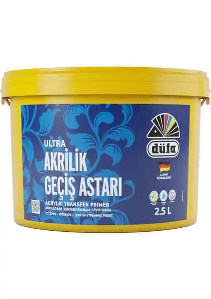 Düfa İç Cephe Ultra Akrilik Geçiş Astarı: Yüzey Hazırlamada Güçlü ve Çok Yönlü Çözüm