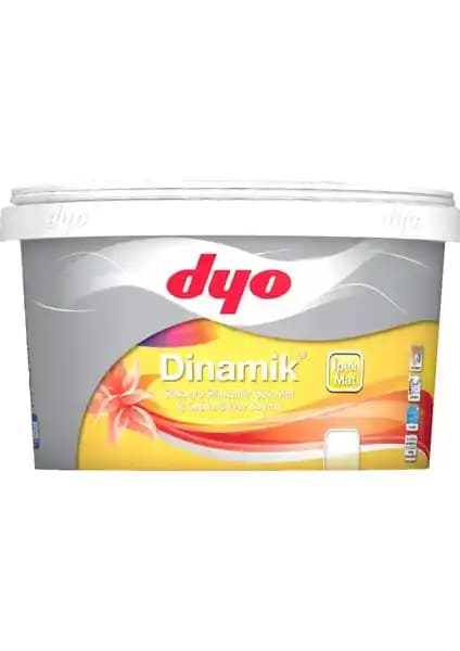 Dyo Dinamik Silikonlu İpek Mat İç Cephe Boyası İç Mekanlarda Estetik ve Dayanıklılık Sağlar