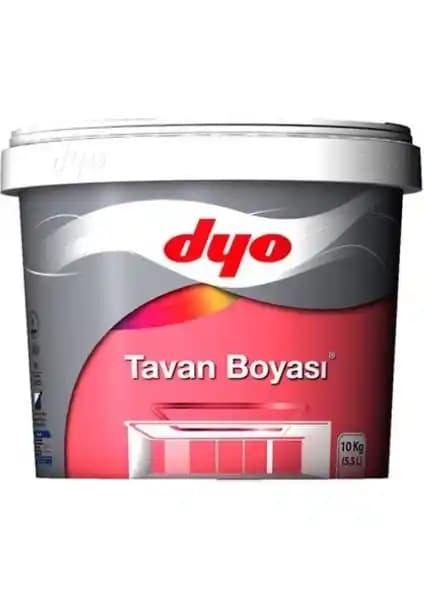Dyo Dyo Tavan Beyaz 10 Kg İç Mekanlar İçin Dayanıklı ve Estetik Tavan Boyası
