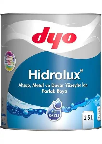 Dyo Hidrolüx 2,5 Litre Beyaz Su Bazlı Ahşap ve Metal Boyası Özellikleri ve Kullanım Alanları