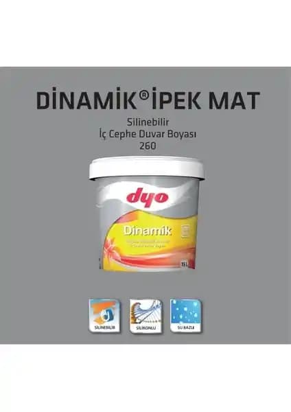 Dyo Silikonlu Silinebilir İç Cephe Boyası 15 Lt Vizon Renkli Şık ve Dayanıklı