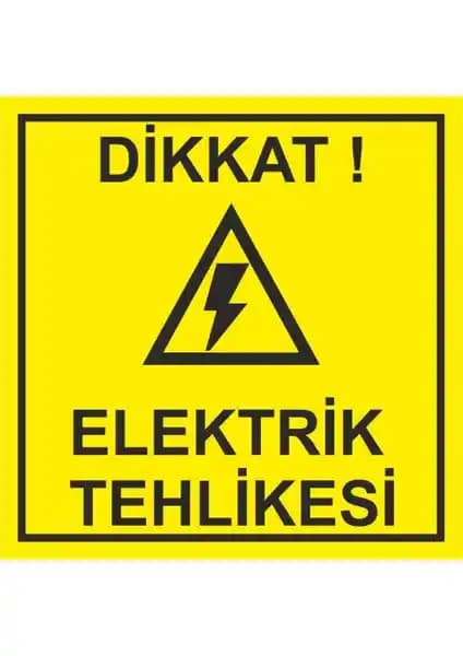 Elektrik Tehlikesi Uyarı Levhası: Güvenlik İçin Dayanıklı ve Etkili Uyarı Çözümü