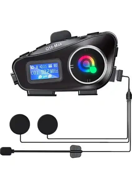 Enshall Q58-MAX Radyolu 2 Kişi Bağlantılı Bluetooth Kask Kulaklık: Güvenli ve Konforlu Sürüş Arkadaşı