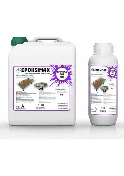 Epoksi Reçine 203 Pro ile Masa ve Sehpa Üretiminde Yüksek Performans ve Estetik