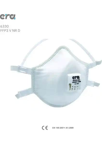 Era 6330 FFP3 Ventilli Solunum Koruyucu: Yüksek Güvenlik ve Konfor Sunan Maske