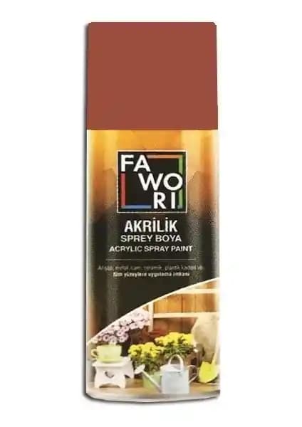 Fawori Akrilik Sprey Boya 400 Ml Kahve Rengi Yüksek Kalite ve Çok Yönlülük