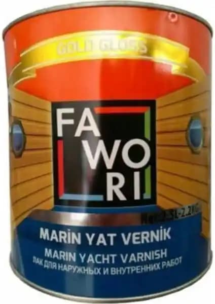 Fawori Marin Yat Vernik 0.75 Litre: Dayanıklı ve Estetik Yüzey Koruma Çözümü