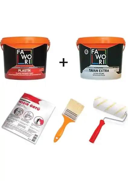 Fawori Plastik İç Cephe ve Tavan Boyası Seti: Yüksek Performans ve Ekonomik Çözüm