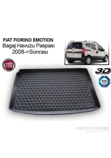 Fiat Fiorino Emotion Modeli İçin Dayanıklı ve Estetik Bagaj Havuzu Paspası