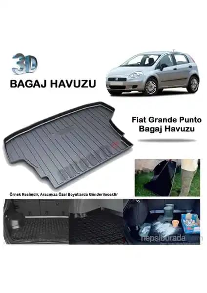 Fiat Grande Punto İçin Özel Tasarım Bagaj Havuzu Koruma ve Pratiklik Sunar