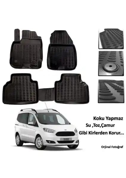 Ford Courier için 3D Oto Paspas Seti: Dayanıklı ve Ekolojik İç Koruma Çözümü