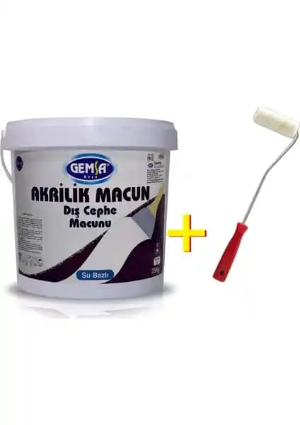 Gemsa Akrilik Cephe Macunu İç ve Dış Yüzeyler İçin Dayanıklı ve Çok Yönlü Çözüm