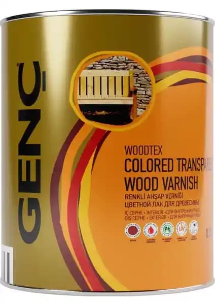 Genç Renkli Ahşap Vernik 0010 Naturel 0.75 L – Dayanıklı ve Estetik Ahşap Koruyucu Ürün