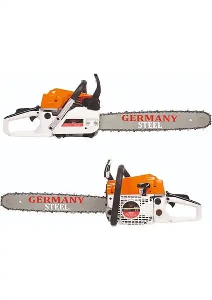 Germany Steel 7.9 Hp 62cc Benzinli Testere ile Güç ve Verimlilik Sağlayan Profesyonel Alet