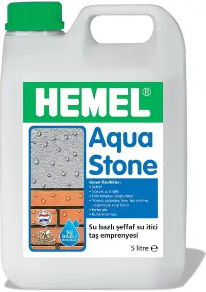 Hemel Aqua Stone Taş Koruma Çözümü 5 Lt - Yüksek Performanslı Su Bazlı Emprenye