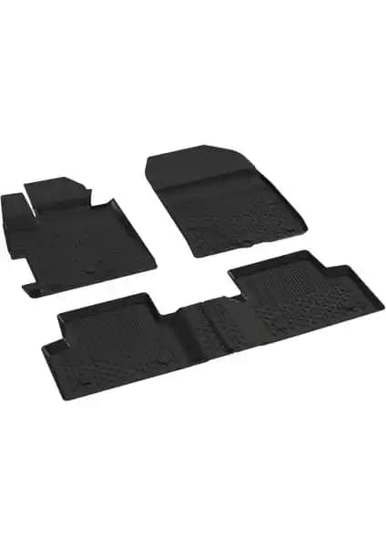 Honda Civic 2006-2012 İçin Uygun Premium Havuzlu Siyah Paspas Matları