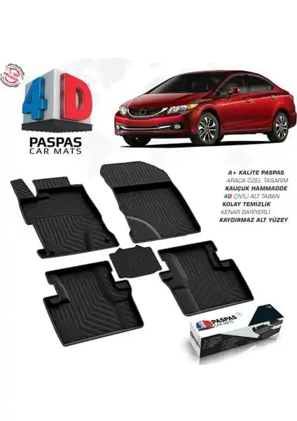 Honda Civic 4D için Dayanıklı ve Fonksiyonel Havuzlu Paspas Ürünü Tanıtımı