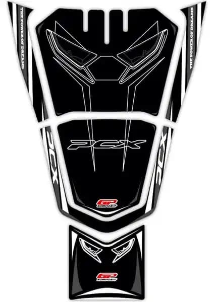 Honda PCX 125 2021-2022 İçin Siyah GP Kompozit Tank Pad Koruyucu Ürün Özellikleri ve Kullanım Rehberi