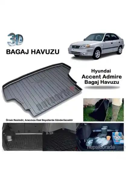 Hyundai Accent Admire için Pratik ve Dayanıklı Bagaj Havuzu Çözümü