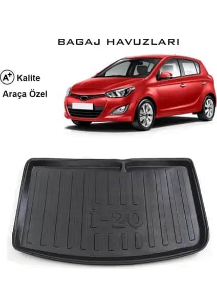 Hyundai i20 2009-2014 İçin Dayanıklı ve Estetik 3D Bagaj Havuzu Ürünleri