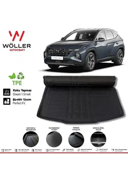 Hyundai Tucson İçin Wöller Ultraflex Bagaj Havuzu Dayanıklı ve Esnek Koruma Çözümü