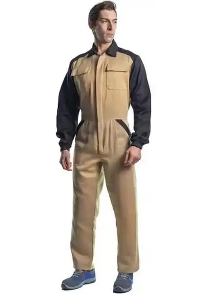 İş Tulumu Eko Bej Siyah: Dayanıklı ve Şık İş Kıyafeti Seçenekleri