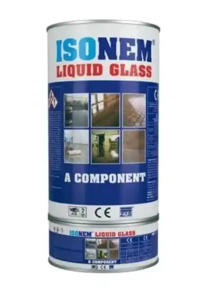 İsonem Liquid Glass A+B Komp Yüksek Performanslı Su Yalıtım ve Dekoratif Çözüm 4 kg