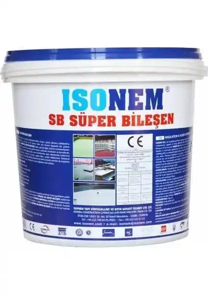 İsonem Sb Süper Bileşen Su Yalıtım Boyası: Dayanıklı ve Kolay Uygulamalı Yalıtım Çözümü