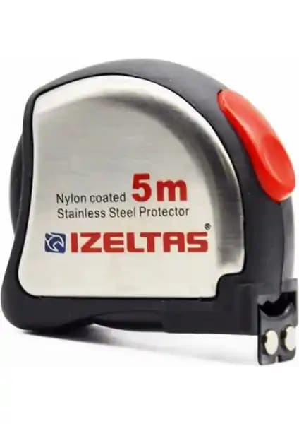 İzeltaş 05881 Krom Şerit Metre: Dayanıklı ve Güvenilir Profesyonel Ölçüm Aracı