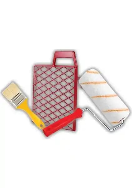 İzmir Fırça Ev Boyama Seti-4 Pratik ve Çok Amaçlı Boyama Araçları İçin Uygun