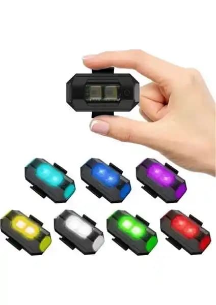 Jiekai Şarjlı Mini Uçak Kanat Çakarlı RGB LED: Çok Yönlü ve Kablosuz Aydınlatma Çözümü