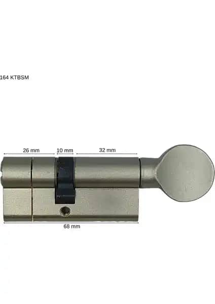 Kale 164 KTB Sm 68MM Nikel Güvenlik Çelik Kapı Silindiri Sistemleri