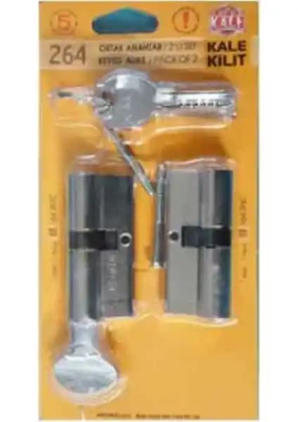 Kale 264 Sistem İkili Nikel Barel Güvenlik Kilidi: Dayanıklı ve Kullanışlı Çift Barel Tasarımı