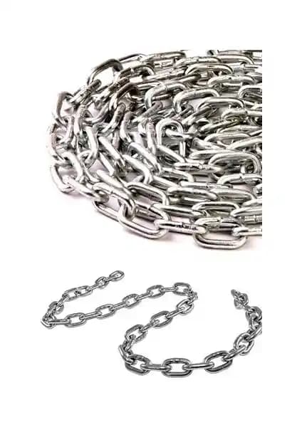 Kapeks Çelik Zincir Halat 3 Mm x 3 M Güçlü ve Dayanıklı Yük Taşıma Çözümü