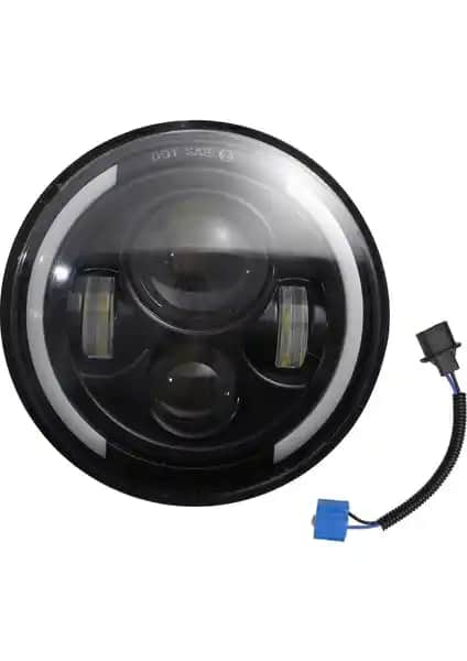 KKmoon 7 inç LED ön far yüksek performanslı dayanıklı ve su geçirmez araç farı