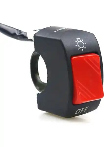 Knmaster Motosiklet Sis Farı Aç Kapa Düğmesi Güç ve Kullanım Kolaylığı sağlayan tasarım