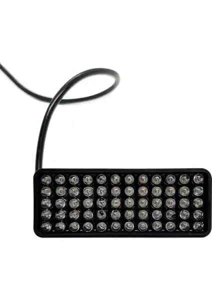 Knmaster STOP400 Evrensel Kırmızı LEDli Dikdörtgen Motosiklet Kedigözü Güvenlik ve Görünürlüğü Artırır