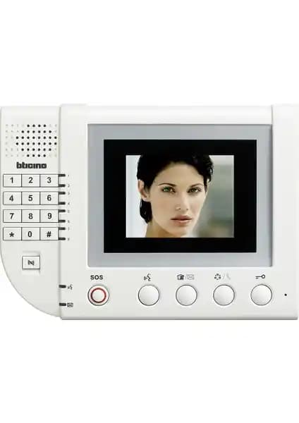 Legrand Btıcıno 321011 3,5 inç renkli LCD ekranlı görüntülü diafon güvenlik sistemi