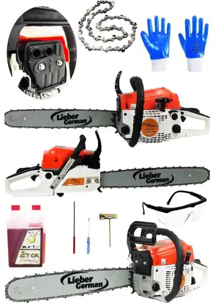 Lieber Alman CTK0709 Benzinli Ağaç Motoru: Güçlü ve Dayanıklı Profesyonel Kesim Aracı