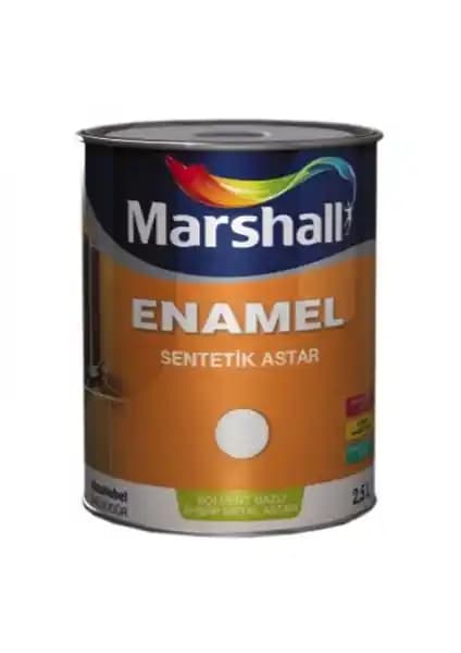 Marshall Enamel Sentetik Astar 0.75 Lt Beyaz Yüzey Hazırlığında Güvenilir Çözüm