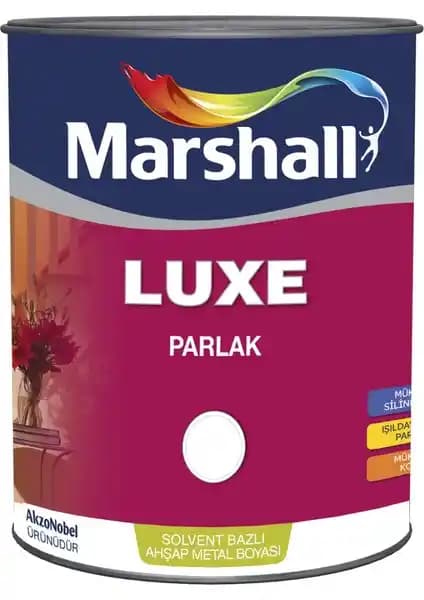 Marshall Luxe Parlak Beyaz 0.75 L Dekoratif ve Dayanıklı Boya Ürünü Özellikleri