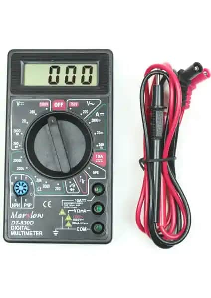 Marxlow DT-830D Dijital Multimetre: Çok Fonksiyonlu Elektrik ve Elektronik Ölçüm Cihazı