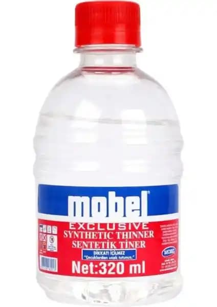 Mobel Sentetik Tiner 320 ml: Çok Yönlü Boya Inceltici ve Temizleyici Ürün Özellikleri